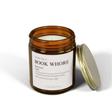 Funny Book Lover Candle | Smells Like a Book Whore Candle| Reader Gift|  Funny Bookish Gift| Gift for Readers | Soy Candle