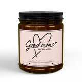 Funny Good Moms Say bad words Heart Illustration Soy Candle