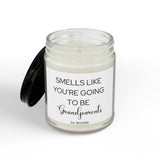 Smells Like Youre Going To Be Grandparents personalized date Candle | Soy Candle, pregnancy announcement