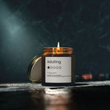 Funny Adulting review Candle | Coconut Apricot Wax 4oz or 9oz| gag gift