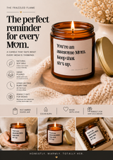 You're an Awesome Mom Keep That Sh*t Up  Soy Candle