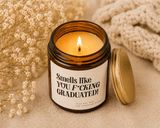 funny graduation candle gift Smells like you graduated candle