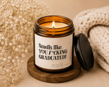funny graduation candle gift Smells like you graduated candle
