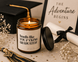 funny graduation candle gift Smells like you graduated candle
