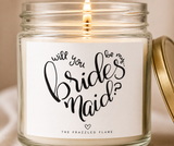 Will You Be My Bridesmaid? Candle | Coconut Apricot Wax Jar