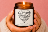 Maid Of Honor Proposal Candle, Smells Like You're A MOH,  Wedding Ask Gift