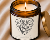 Maid Of Honor Proposal Candle, Smells Like You're A MOH,  Wedding Ask Gift