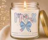 Pre-K Teacher Candle Gift | back to school classroom decor| custom candle