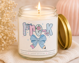 Pre-K Teacher Candle Gift | back to school classroom decor| custom candle