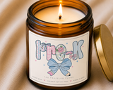 Pre-K Teacher Candle Gift | back to school classroom decor| custom candle