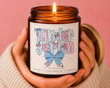 Kindergarten Teacher Candle Gift | back to school classroom decor| custom candle