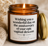 Funny Birthday Candle Gift, Friend Birthday . Funny candle, unique gift