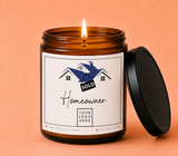 Homeowner Candle, Housewarming Gift, New Home Gift, First Home Gift, Home Sweet Home, Realtor Closing Gift, Real Estate, Handpoured Candle