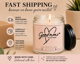 Funny Good Moms Say bad words Heart Illustration Soy Candle