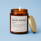 Funny Book Lover Candle | Smells Like a Book Whore Candle| Reader Gift|  Funny Bookish Gift| Gift for Readers | Soy Candle