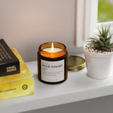 Funny Book Lover Candle | Smells Like a Book Whore Candle| Reader Gift|  Funny Bookish Gift| Gift for Readers | Soy Candle