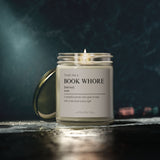Funny Book Lover Candle | Smells Like a Book Whore Candle| Reader Gift|  Funny Bookish Gift| Gift for Readers | Soy Candle