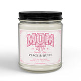 Smells Like Peace & Quiet | Funny Mom Candle Gift | Cowgirl Mom Gift | Coffee Chaos Country Music Candle | Western Decor Soy Wax Candle