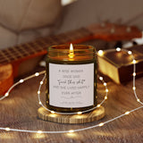A Wise Woman Once Said "fuck this shit" Candle | Coconut Apricot Wax Jar