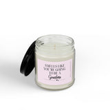 Smells Like Youre Going To Be A Grandma Candle | Soy Candle, Amber Jar with Black Lid