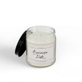 Because Kids Candle | Soy Candle Jar with Black Lid, 4oz or 9oz