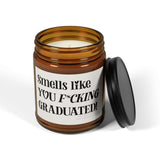 funny graduation candle gift Smells like you graduated candle
